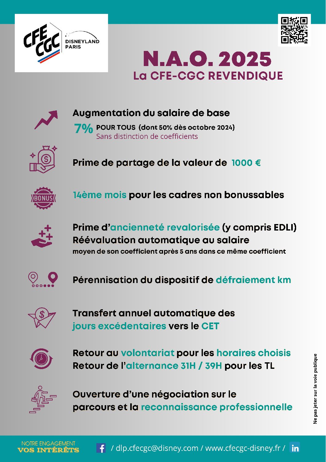 NAO 2025 : LES REVENDICATIONS DE LA CFE-CGC